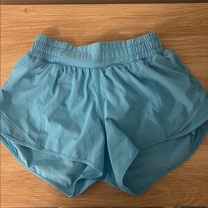lululemon blue shorts size 2 2.5” inseam low rise